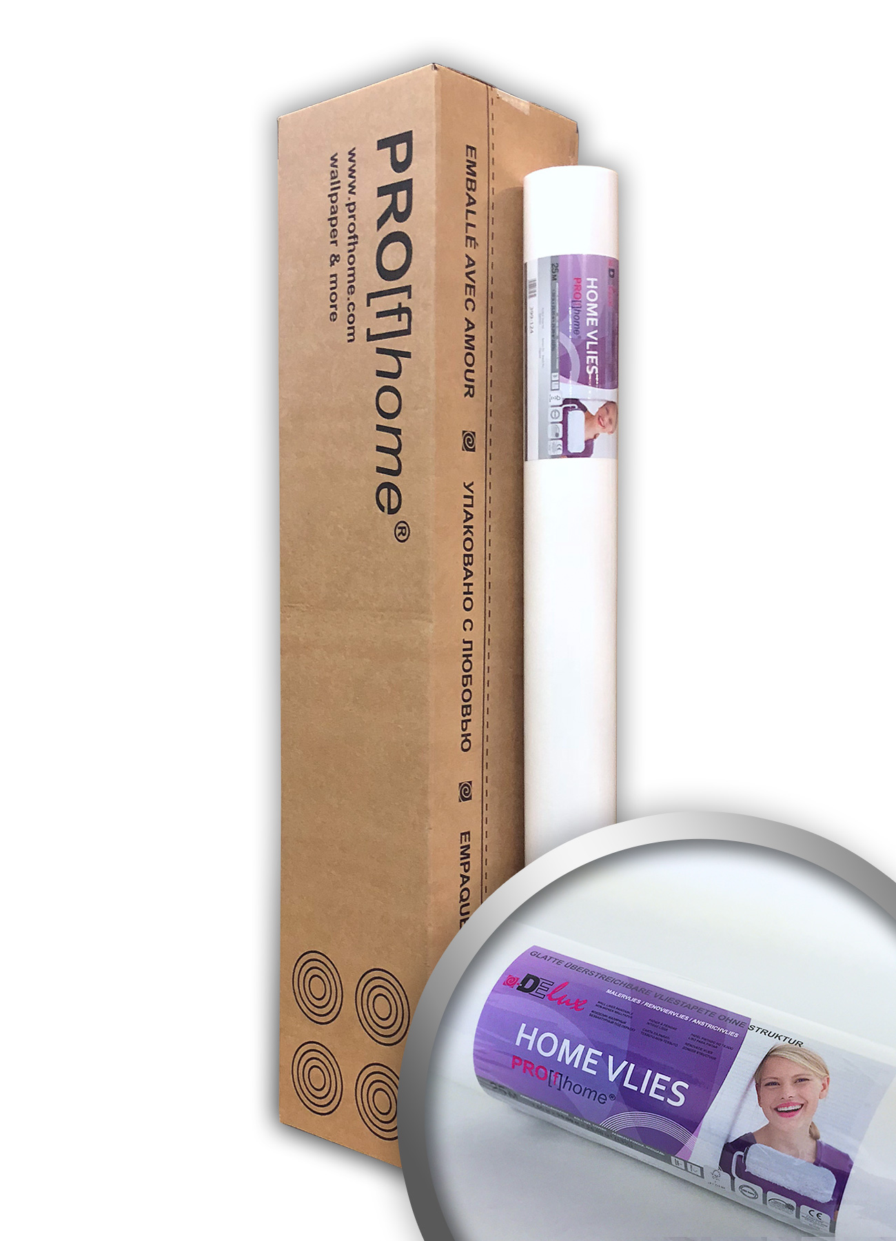 7 St fibre optique pour papiers peintre peinture Renoviervlies 50 mâ² 130g//m Lisse Blanc Nouveau