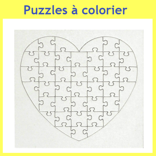 Puzzles a colorier