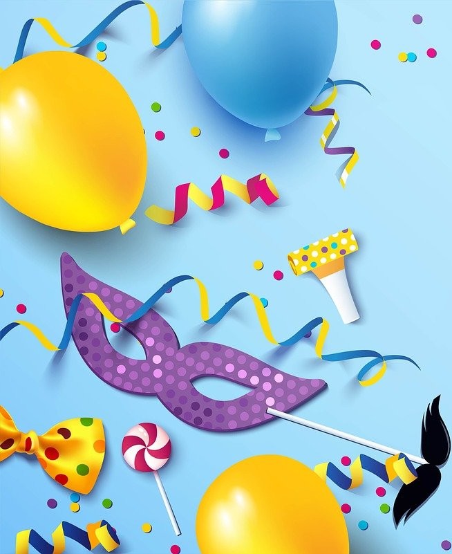 Karneval Fasching basteln Kinder