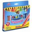 12er Set Fasermaler dick - Filzstifte auswaschbar Carioca Maxi Superwashable