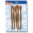 Modellierwerkzeug Set, 5-tlg. - Modellierbesteck, 5 Modellierstäbe für Knete