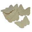 Holzschmetterlinge 10 Stück - Schmetterlinge aus Holz zum Bemalen 4,5x5,8cm