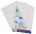 Blanko Puzzle A5 weiß zum selbst bemalen - 6 Stück à 12 große Teile