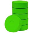 Tempera-Blöcke 44mm hellgrün 6 Stück - hochwertige Tempera Farb Pucks / Farbtabletten