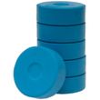 Tempera-Blöcke 55mm hellblau 6 Stück - hochwertige Tempera Farb Pucks / Farbtabletten