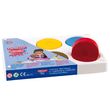 6er Set Tempera-Blöcke 44mm - Tempera-Pucks - Farbkasten mit 6 Farben