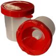 Piccolino Pinselbecher - Malbecher mit Auslaufschutz und Deckel, D8cm x H9cm
