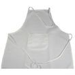 Malkittel Baumwolle, Kinder Schürze 64x49cm - weiß zum Bemalen mit Stoffmalfarbe