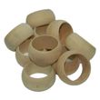 10 Serviettenringe Holz natur 22x45mm zum Bemalen, Basteln, Selbstdekorieren