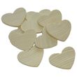 Holzherzen natur 20 Stk 3,4cm - zum Basteln Beschriften Streudeko Tischdeko