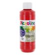 Piccolino Textilfarbe für dunkle Stoffe, Rot 250ml - Stoffmalfarbe hochdeckend
