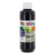 Piccolino Textilfarbe für dunkle Stoffe, Schwarz 250ml - Stoffmalfarbe hochdeckend