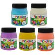 Outdoor Dekofarben Set 5x250ml - Frühlingsfarben - Bastelfarben Set für draußen