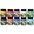 Outdoor Dekofarben Set 10x250ml - umweltfreundliche Bastelfarben für draußen