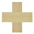 Blanko Holzkreuz - Wand-Kreuz gleichschenklig zum Basteln & Bemalen 12x12cm