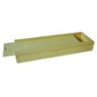 Stiftebox - Holz Schachtel mit Schiebe-Deckel natur zum Bemalen 210x65x32mm