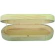 Brillenetui Hartschale Holz natur zum Basteln Bemalen Selbstgestalten 180x75x35mm