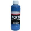 Acrylfarbe seidenmatt Ultramarinblau 250ml Flasche - Piccolino Acryl Satin, Premium Hobby Color