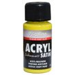 Acrylfarbe seidenmatt, Primär-Gelb 50ml - Piccolino Acryl Satin - Premium Hobby Color