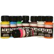 Piccolino Acrylfarben Set matt 8x50ml - Acryl Satin - trocknet seidenmatt auf