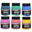 Tafelfarben Set - 6 Farben à 250ml - Piccolino Tafellack bunt für Holz, Karton, Wand