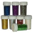 Deko Glitter Set 8x20g - Glitzer zum Basteln, sortiert in 8 Farben