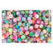 Glasperlen Bunt Mix - 100g Ø 8mm Regenbogen-Farben