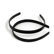 Haarreif Rohling - Haarbügel Kunststoff schwarz 13mm zum Bekleben, 10 Stück