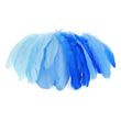 Bastelfedern - Indianerfedern Blau-Mix, ca. 14-21cm, 15 Stück