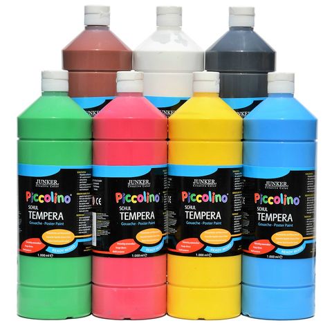 Piccolino-Malfarben Junker 107135 Tempera Dunkelgr/ün