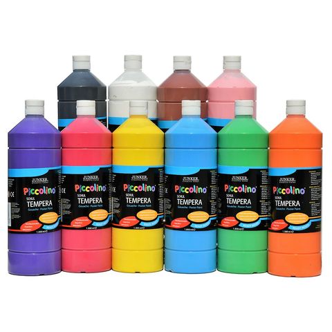 Braun Piccolino-Malfarben Junker 107136 Tempera Farben