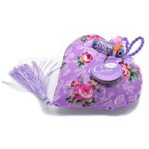 Lavendelsackchen Herzform Zum Aufhangen Original Franzosischer Lavendel 12x12x4cm Piccolino