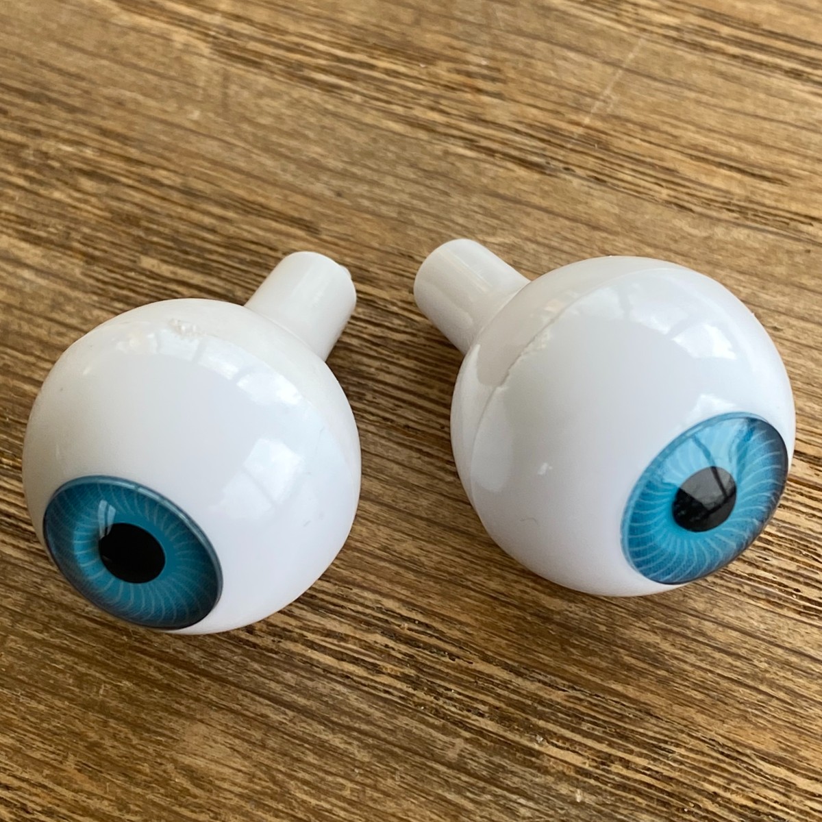 Yeux poupée ancienne bleu 20 mm Verre massif
