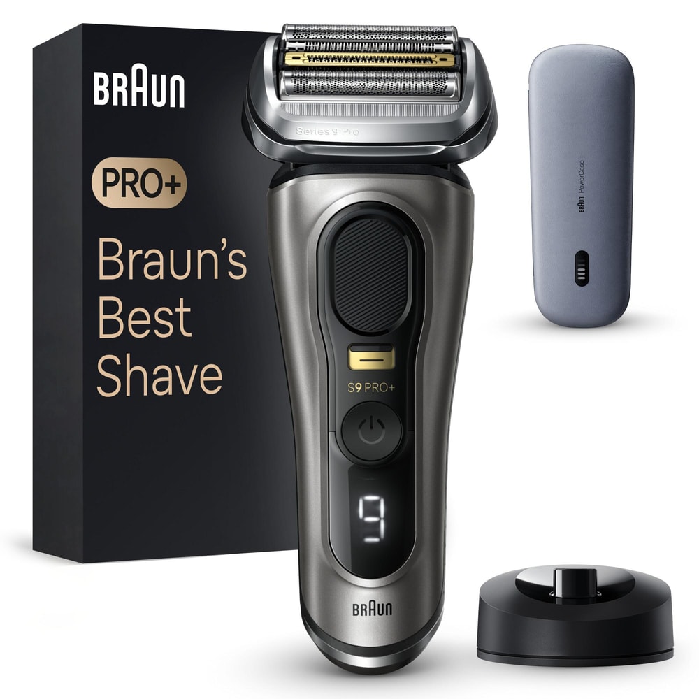 Braun Serie 9 pro + 9525s Rasoio Uomo Wet&dry Secco E Rasatura a Umido