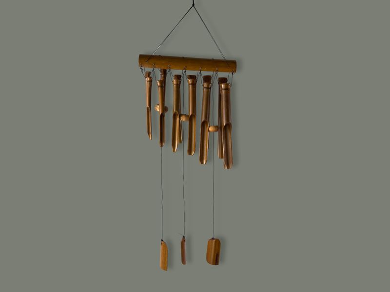 Bambus-Windspiel
