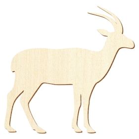 3-50cm Breite Basteln Deko Holz Antilope
