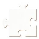Deko Zuschnitte Größenauswahl Weißes Holz Puzzle 