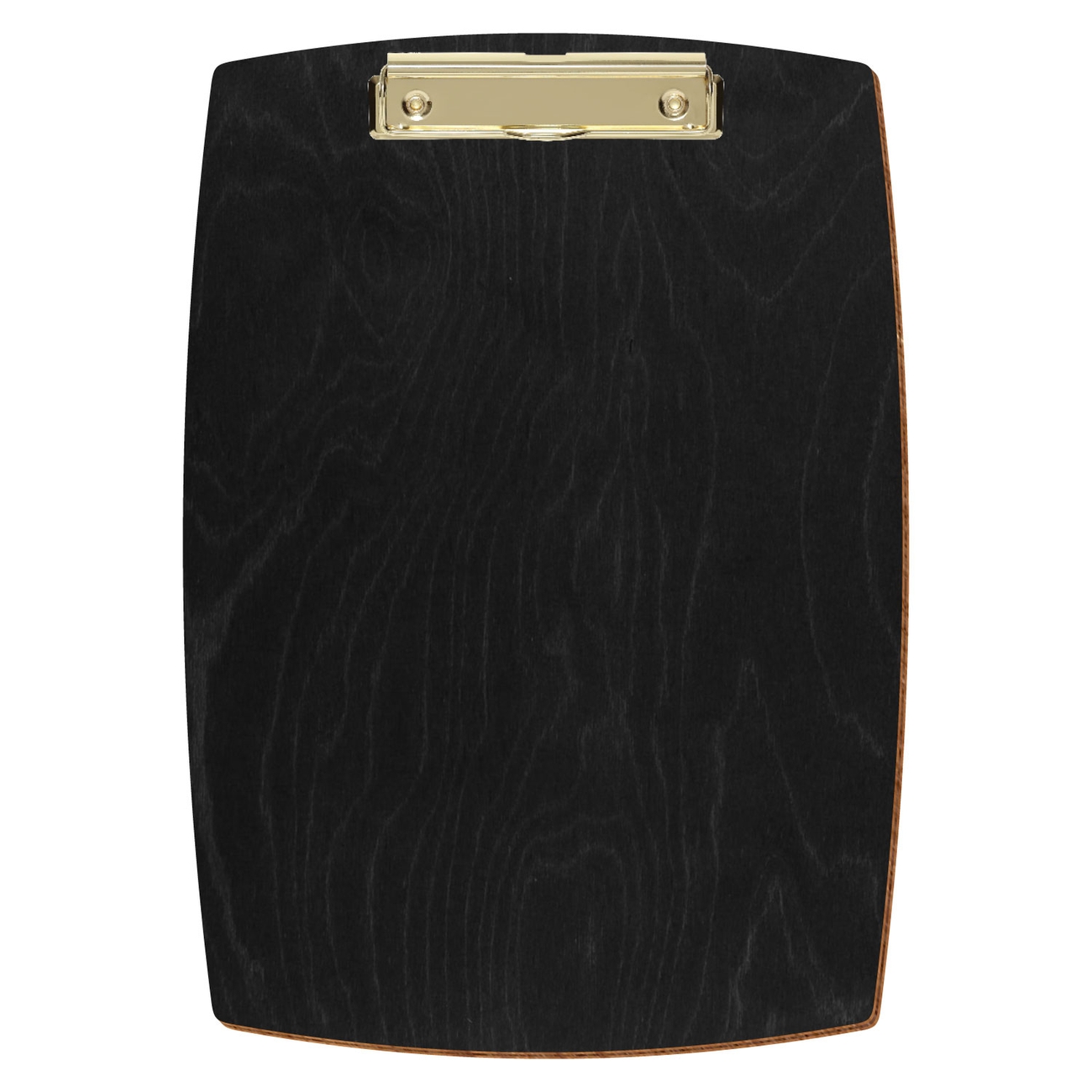 Bütic Holz Klemmbrett A3 Quer - Birkensperrholz Mit Bügelklemme, Grau