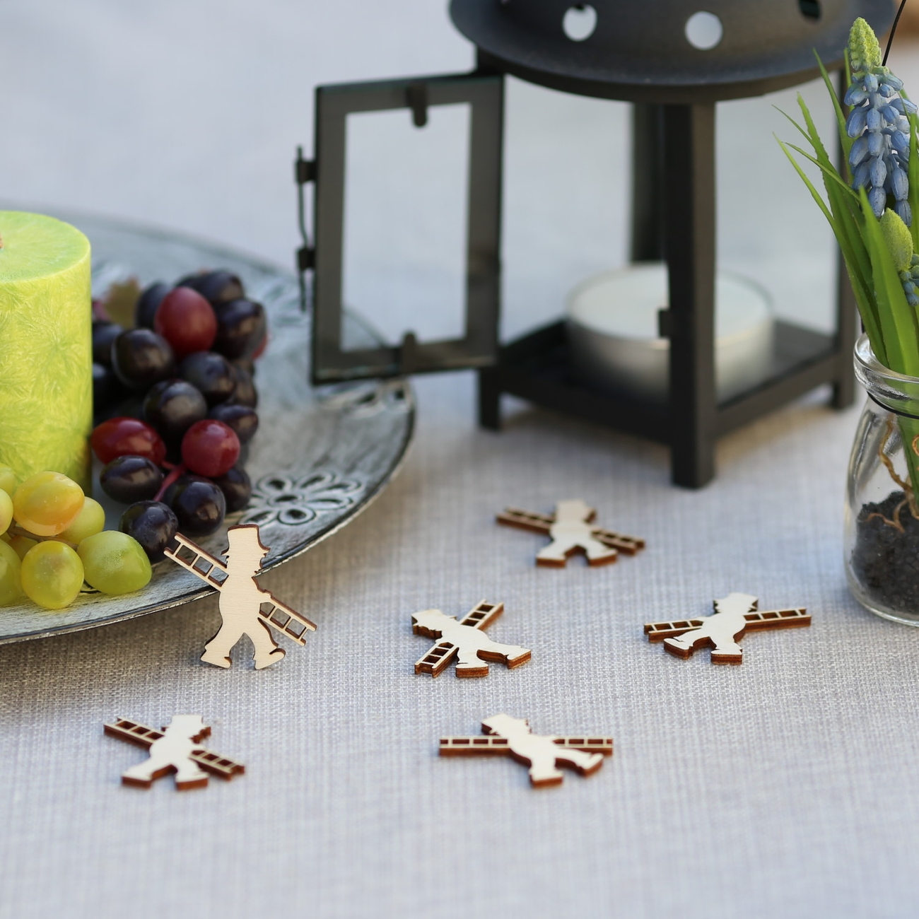 Bütic Sperrholz Streudeko Hufeisen - 50 Stück 3cm Laserschnitt Deko Für Tisch & Feiern