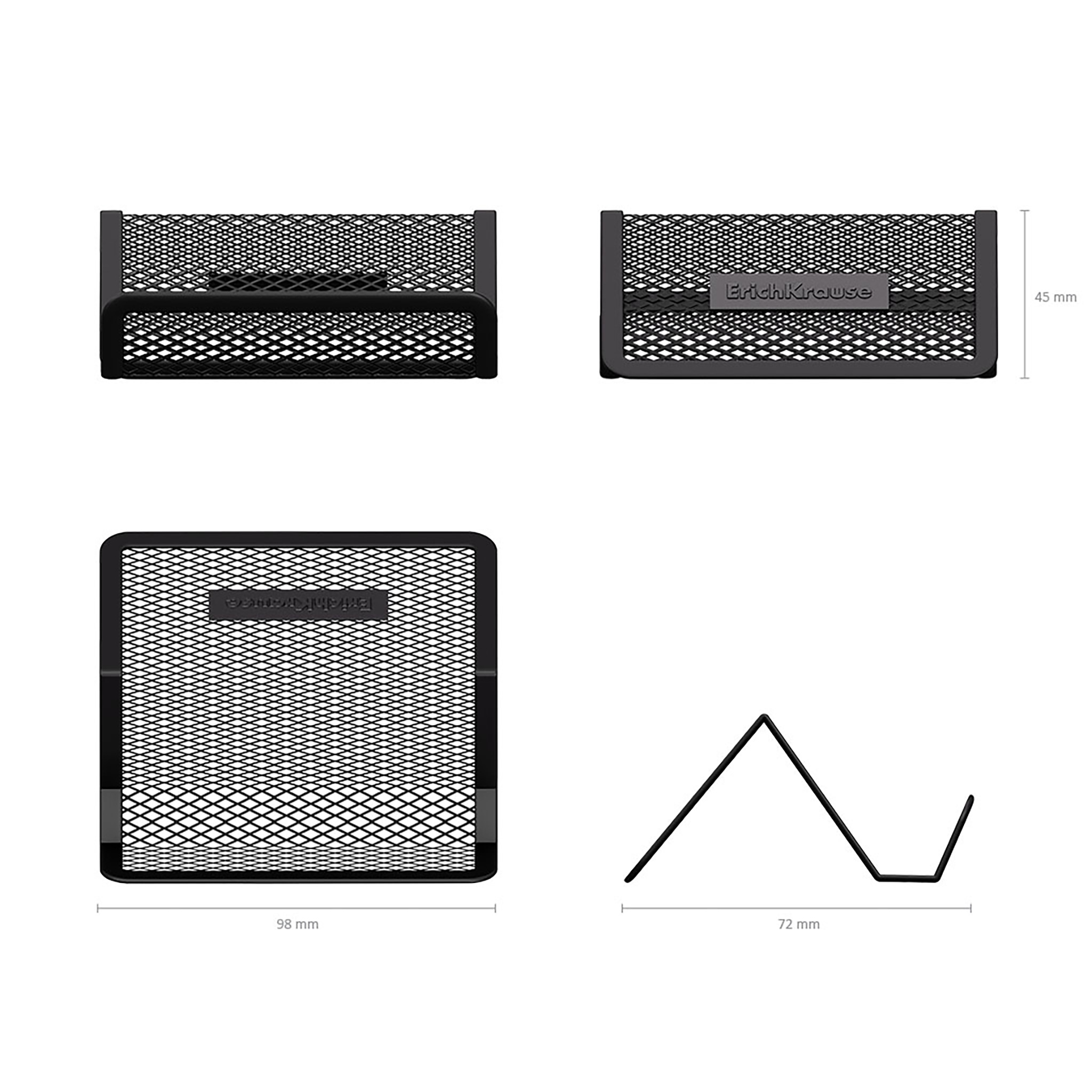 Deflecto Visitenkartenhalter Aus Acryl - Für Bis Zu 50 Karten, Schwarz