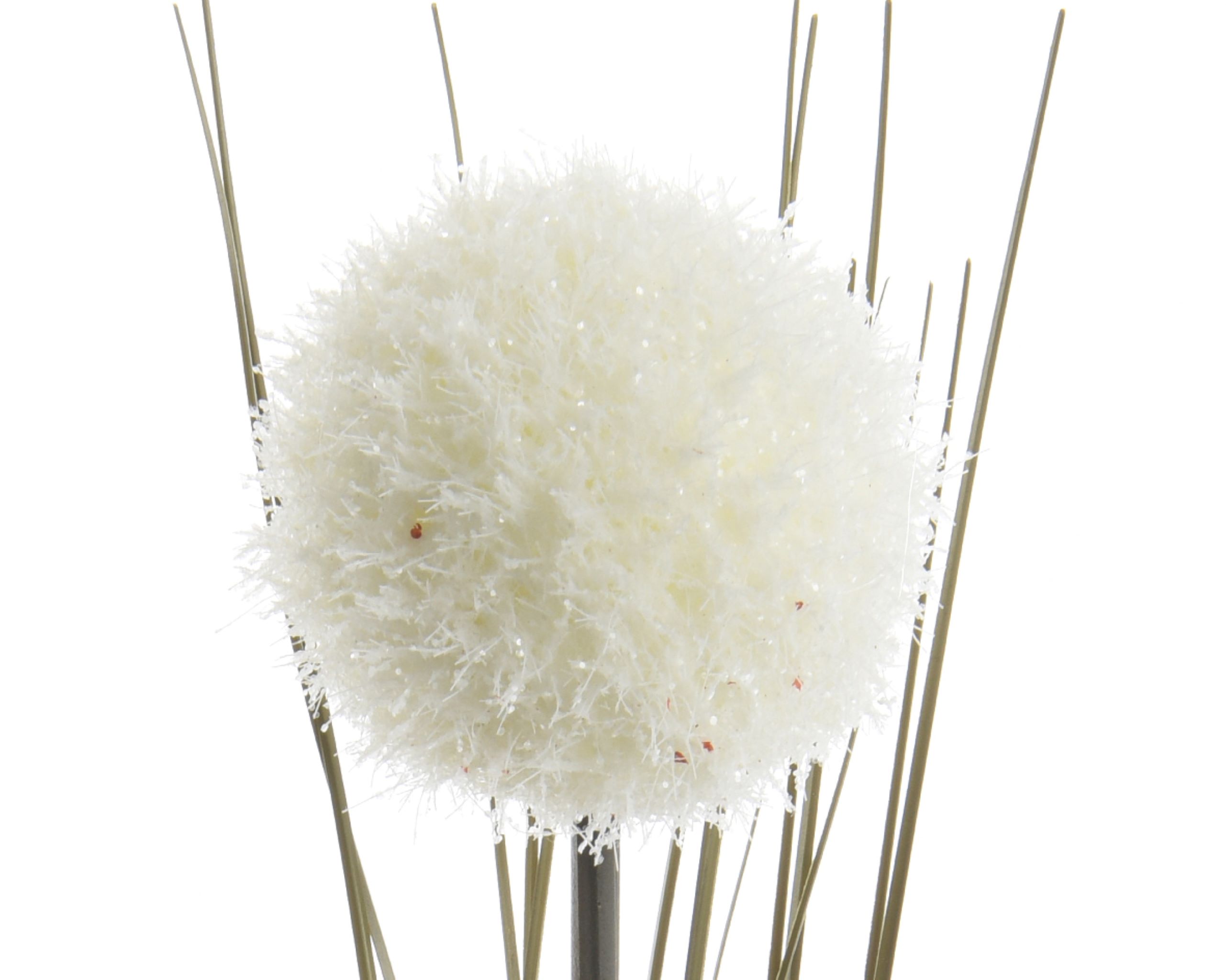 Knstliche Allium mit Stiel 7cm x 66cm Wei | Kreativmarkt Butterfly