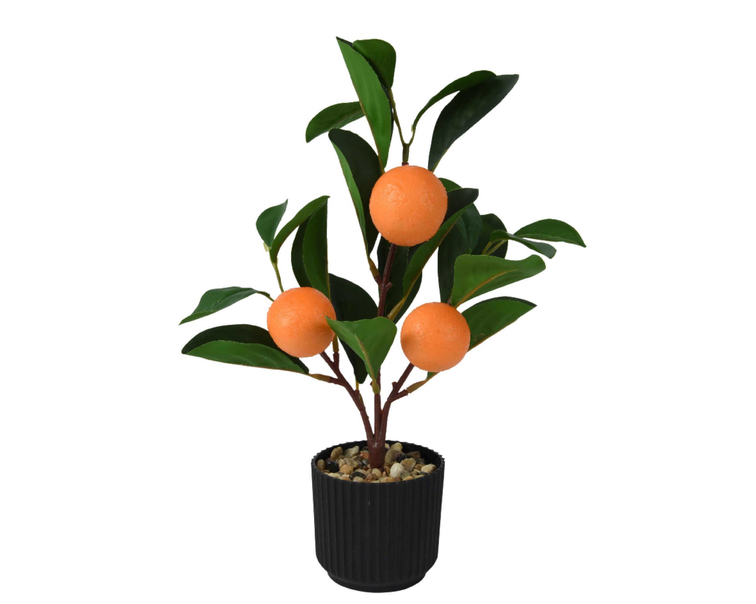 Knstlicher Orangenbaum 27cm im Topf Orange / Grn | Kreativmarkt Butterfly