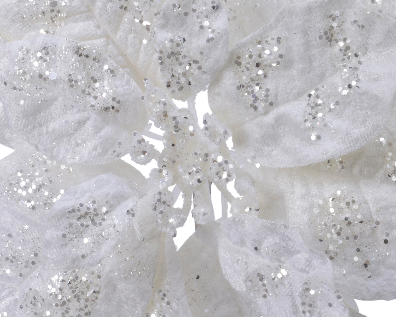 Weihnachtsstern Blume auf Clip 26cm wei | Kreativmarkt Butterfly