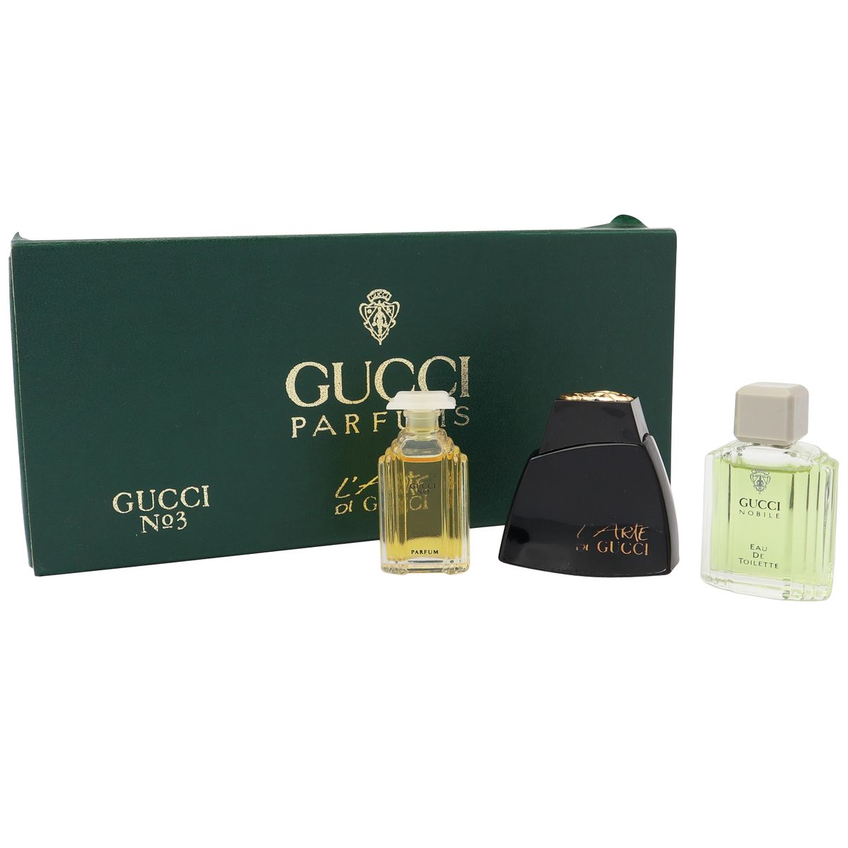 Gucci No. 3 3 ml + L' Arte 5 ml + Nobile 5 ml Miniaturen Set | Duftwelt  Hamburg