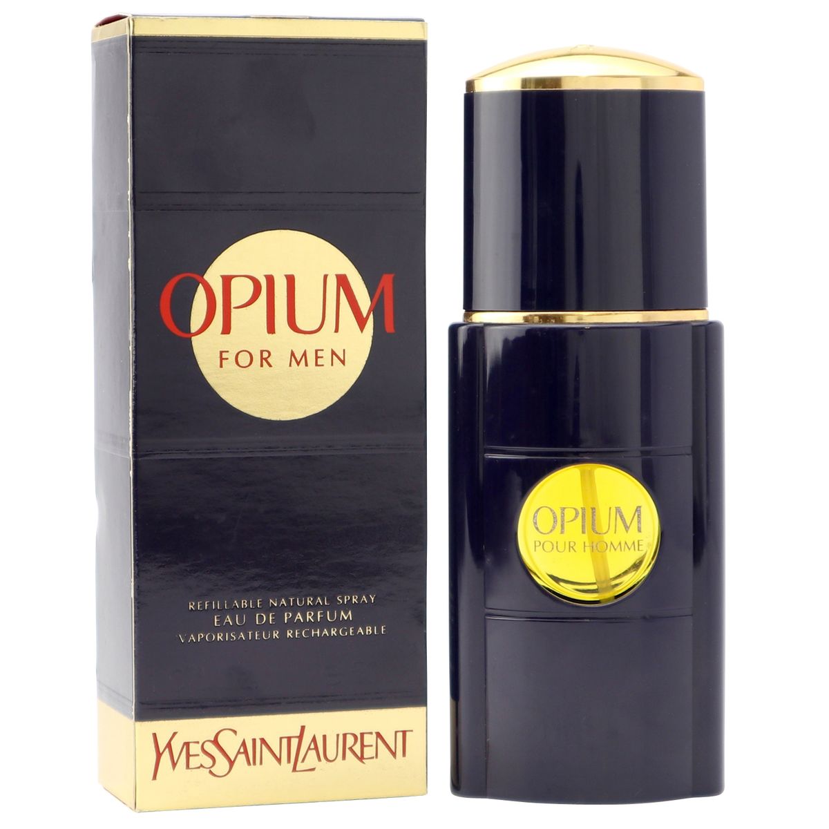Yves Saint Laurent Opium Pour Homme Eau de Parfum Spray 50 ml refillable YSL  old Vintage Version