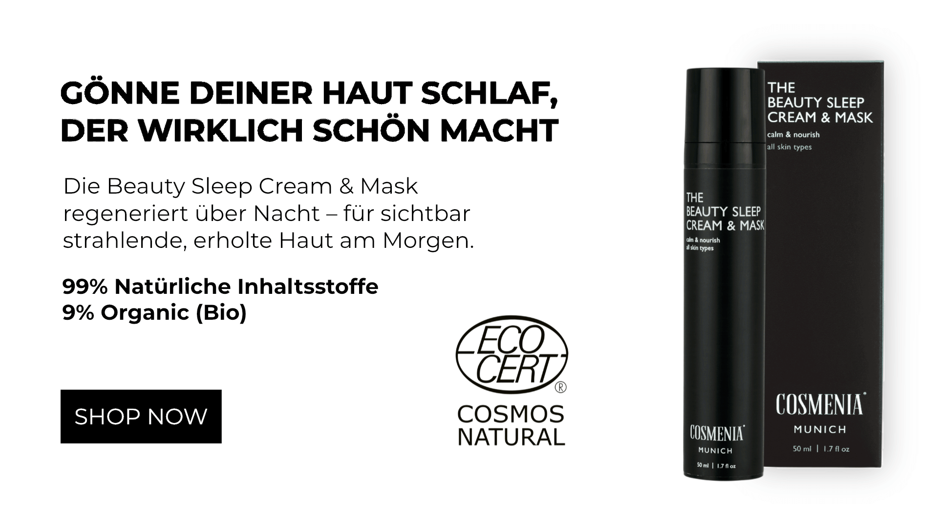 nachtpflege und maske naturkosmetik