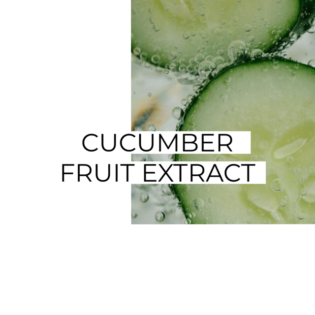 Cucumber Fruit Extract Effect | Gurkenfruchtextrakt Wirkung