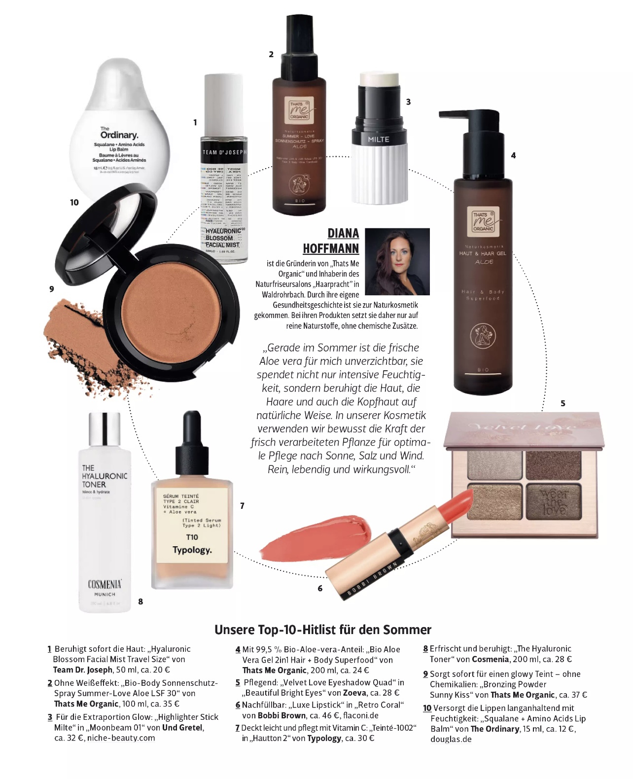 naturkosmetik Empfehlung cosmenia
