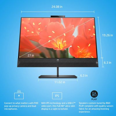 HP Pavilion 27 3TN79AA 68,58 cm (27 Zoll) Monitor (FHD, HDMI