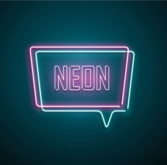 Schrift Neon